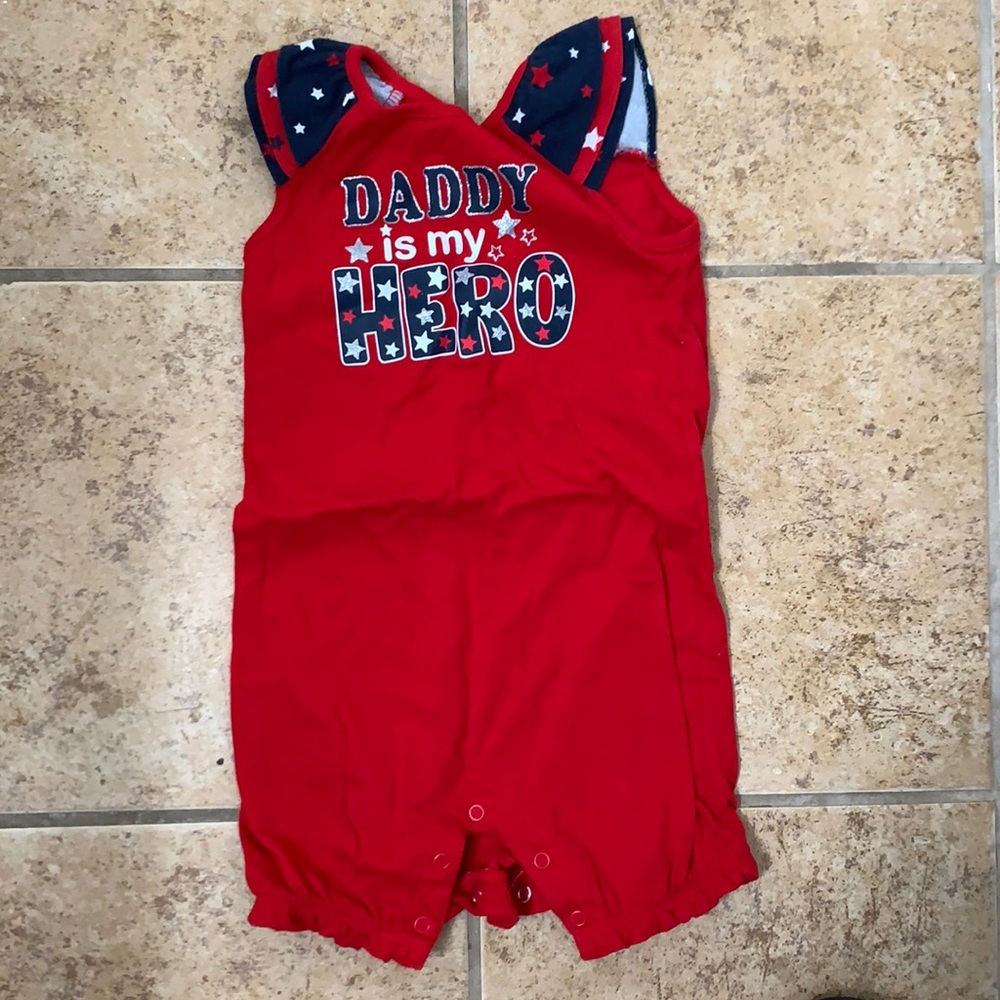 Little girls summer romper